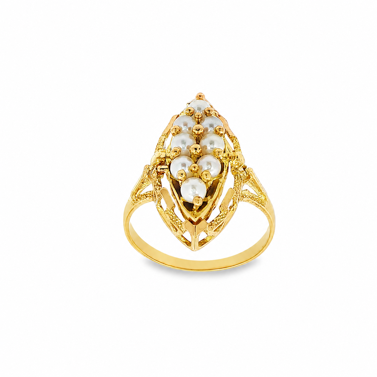 ANILLO 2 CARAS PERLAS