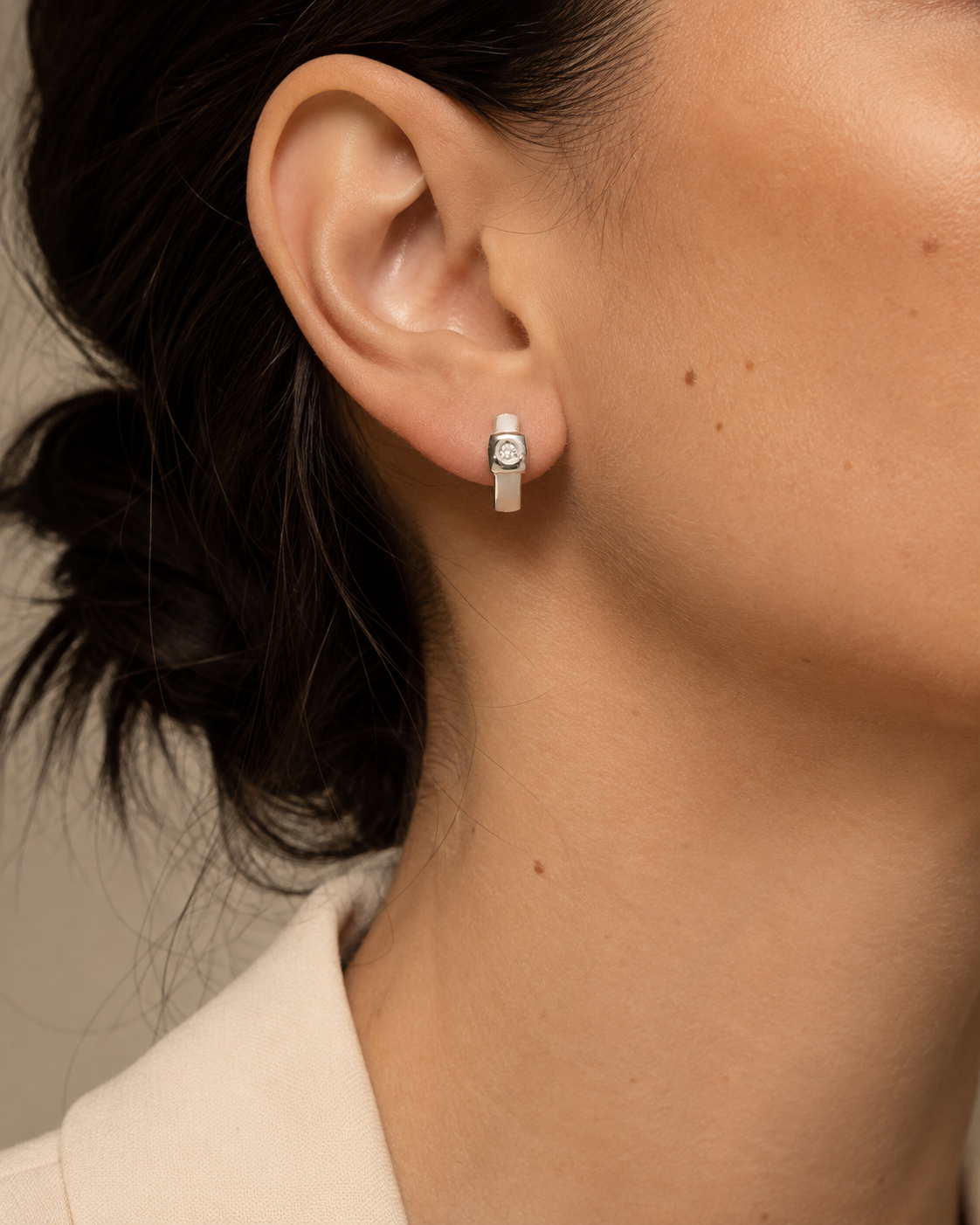 PENDIENTES ESENCIA ORO BLANCO