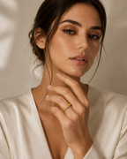 ANILLO GLOBO CON DIAMANTE