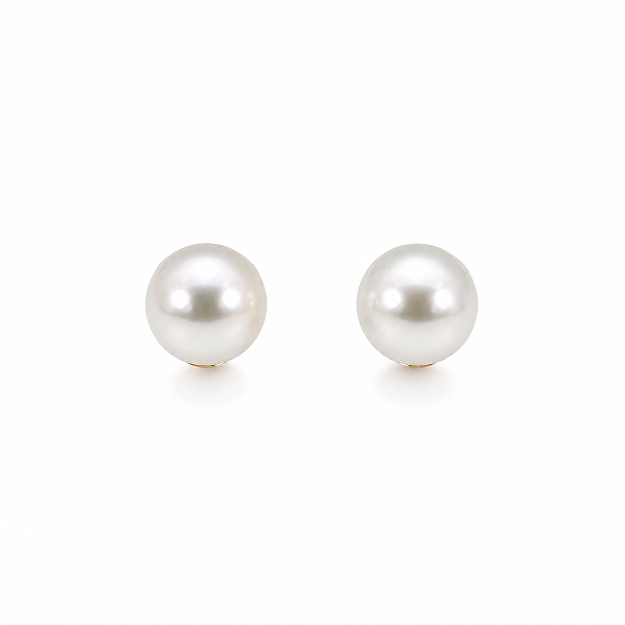 PENDIENTES ORO BLANCO CON PERLAS