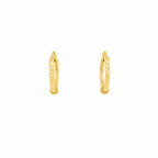 PENDIENTES DE ARO DIAMANTADOS