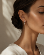PENDIENTES ARO RIZADO ORO BLACO