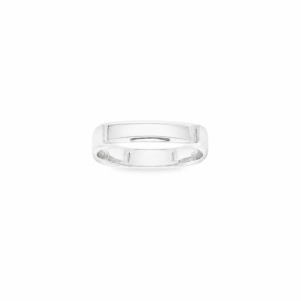 ANILLO CUADRADO ORO BLANCO