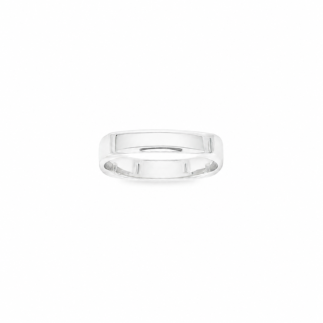 ANILLO CUADRADO ORO BLANCO
