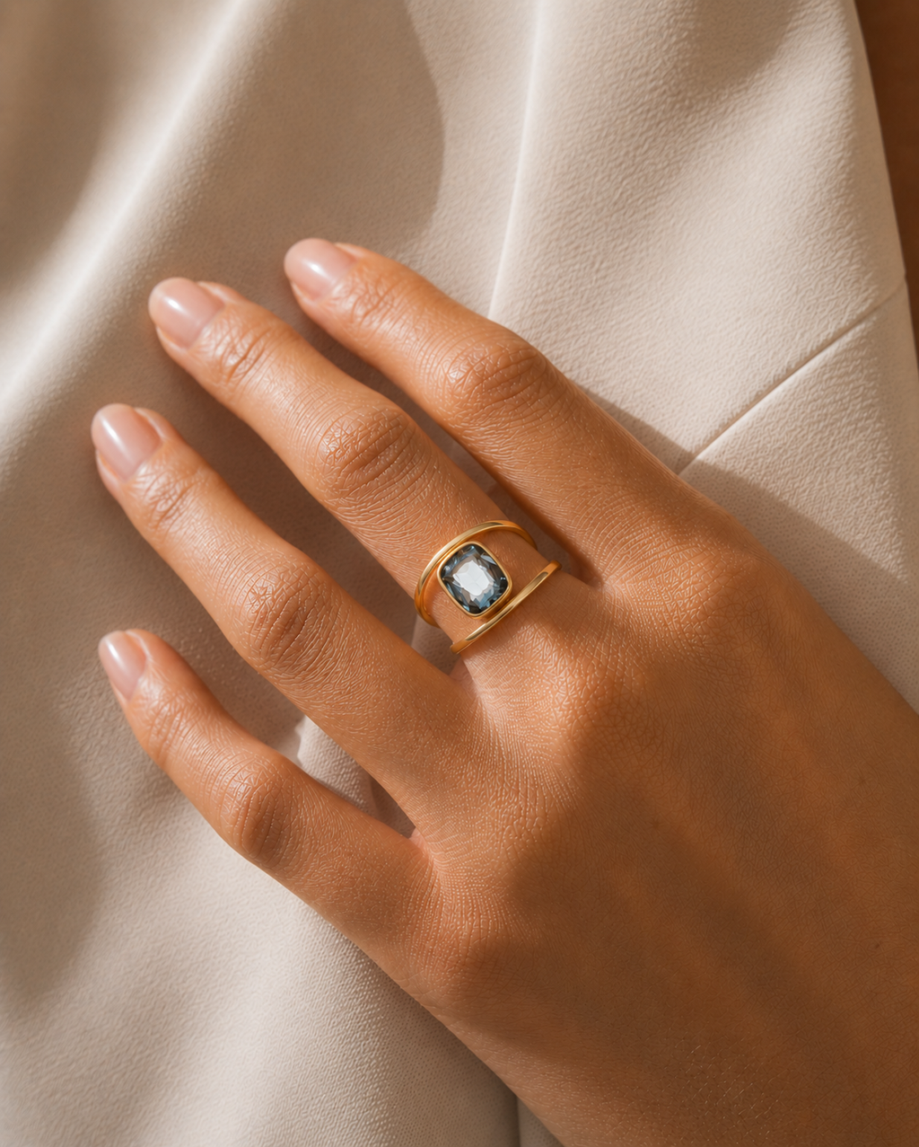 ANILLO REFLEJO REAL CON CIRCONITA