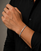 PULSERA ORO BLANCO CON GRECA
