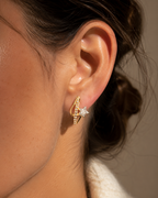 PENDIENTES FLOR CON CIRCONITAS