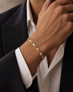 PULSERA MACIZA TRICOLOR
