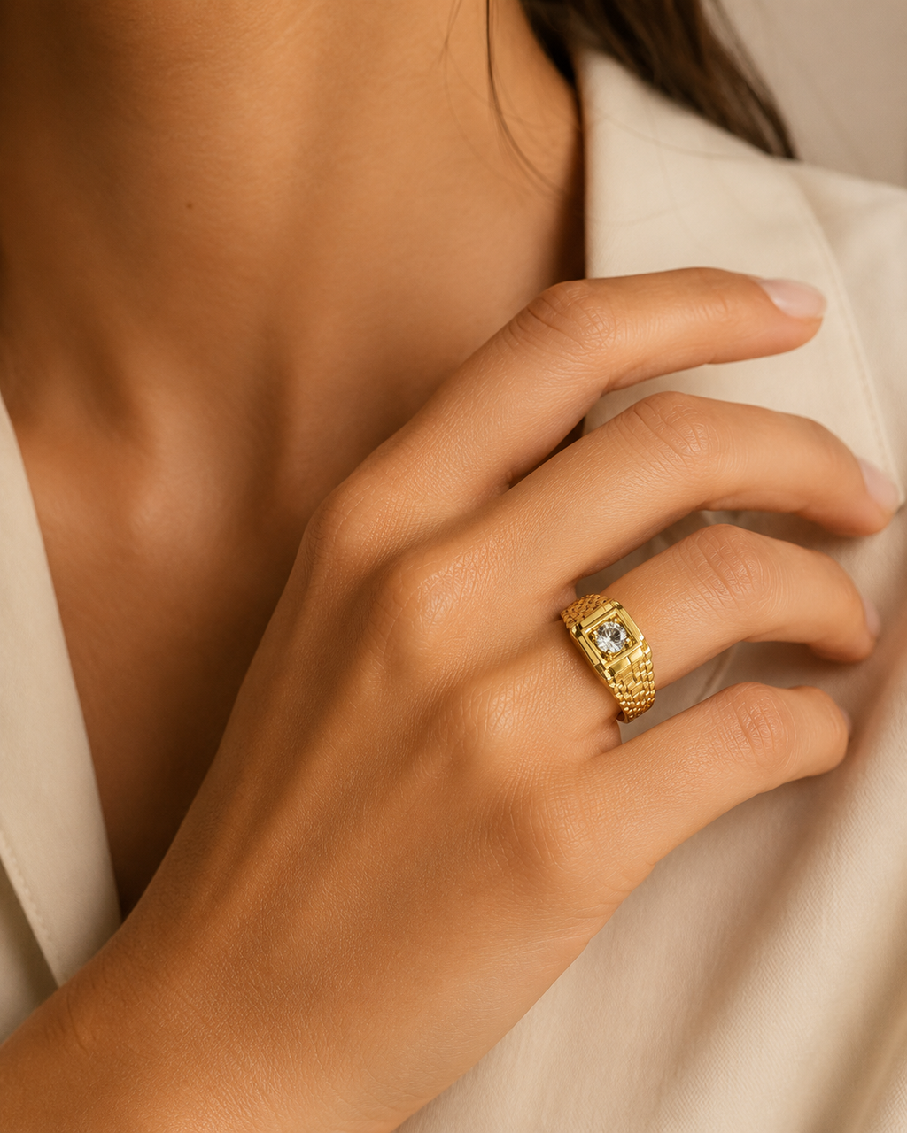 SELLO CON DIAMANTE