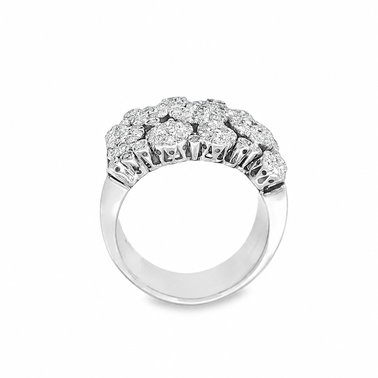 ANILLO DE ORO BLANCO CON DIAMANTES