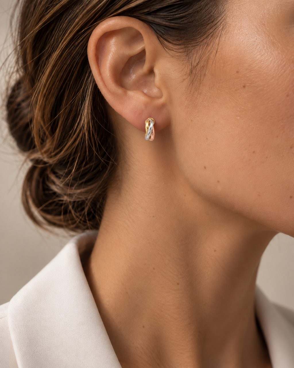 PENDIENTES TRICOLOR