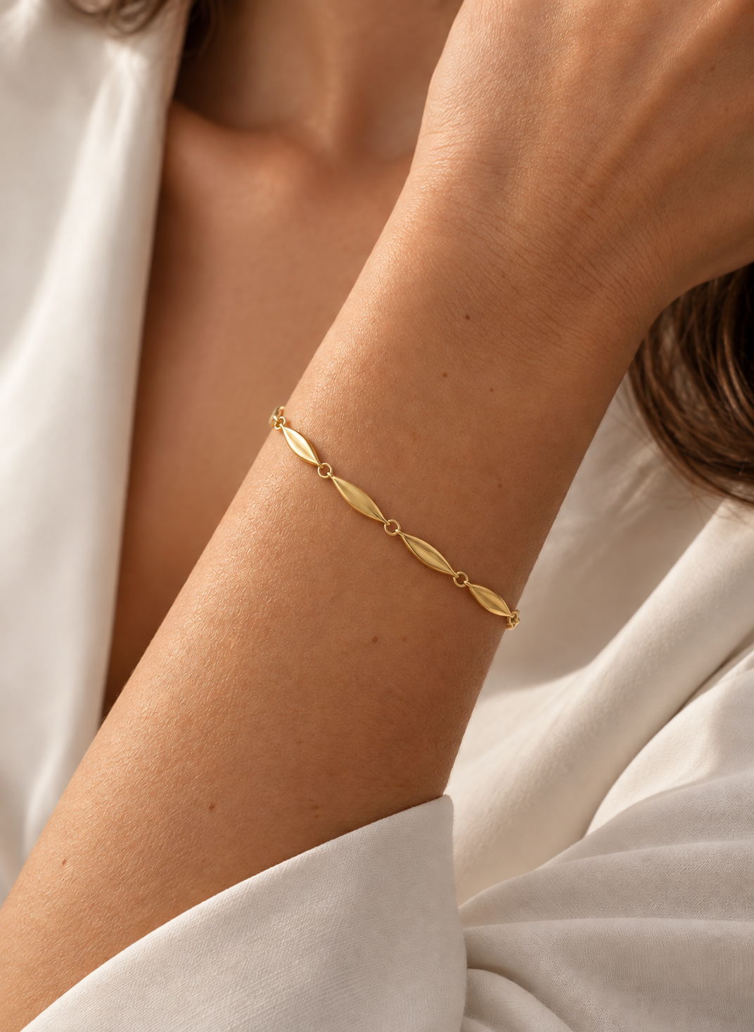 PULSERA ESPIGA DORADA