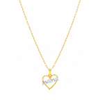 CADENA + COLGANTE CORAZON MAMA