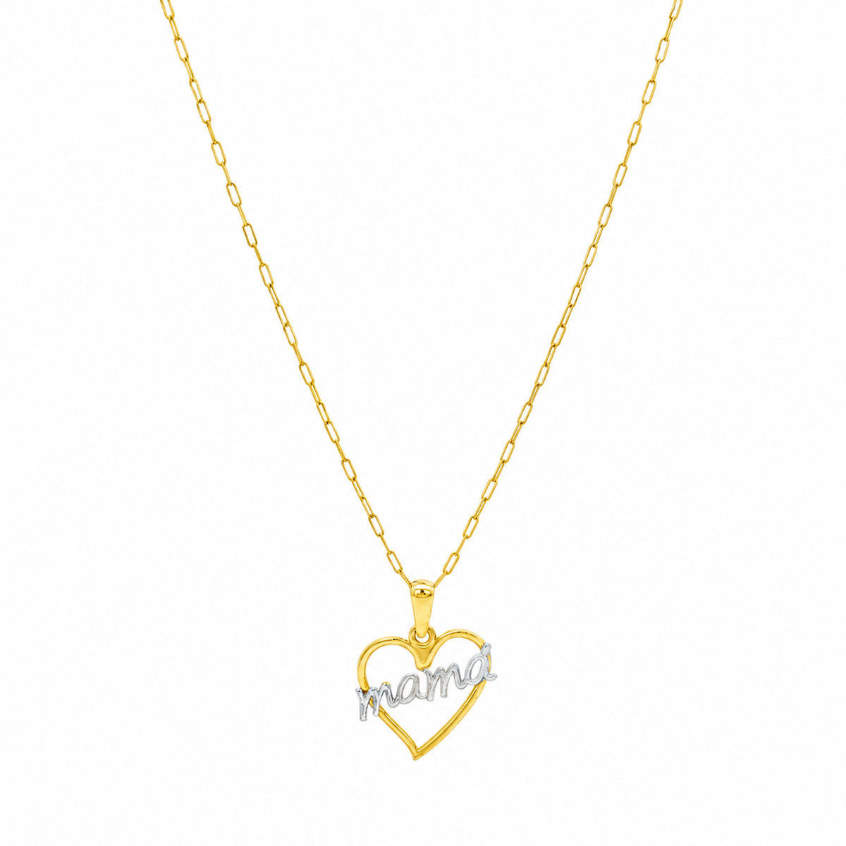 CADENA + COLGANTE CORAZON MAMA