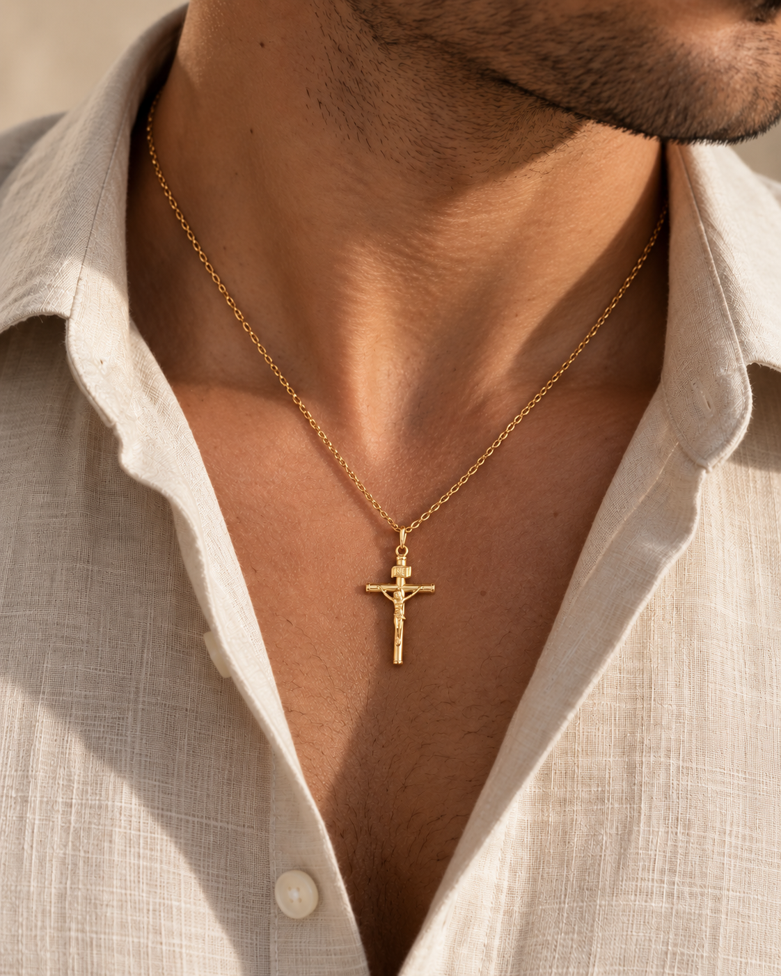 COLGANTE CRUZ CON CRISTO