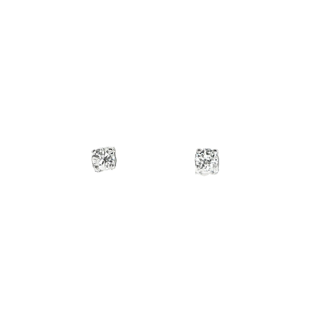 DORMILONAS ORO BLANCO CON DIAMANTES