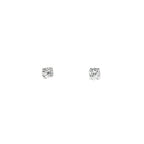 DORMILONAS ORO BLANCO CON DIAMANTES