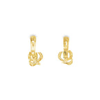PENDIENTES FLOR DE LOTO CON CIRCONITAS
