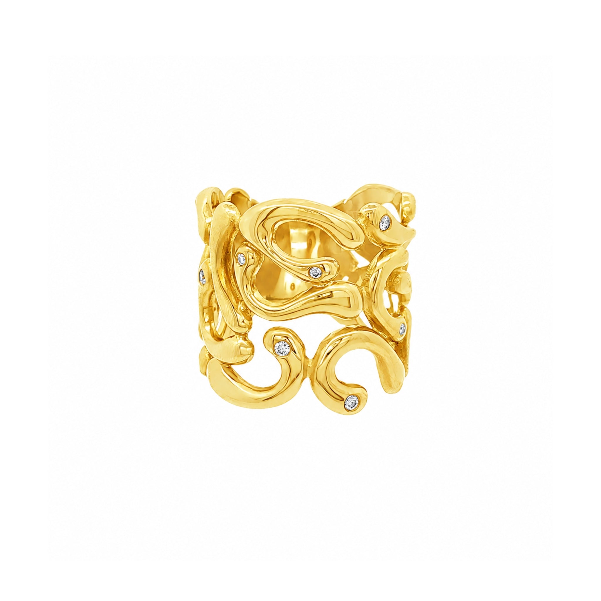 ANILLO ARABESCO CON DIAMANTES