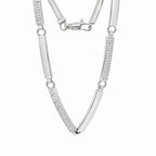 PULSERA ORO BLANCO CON GRECA