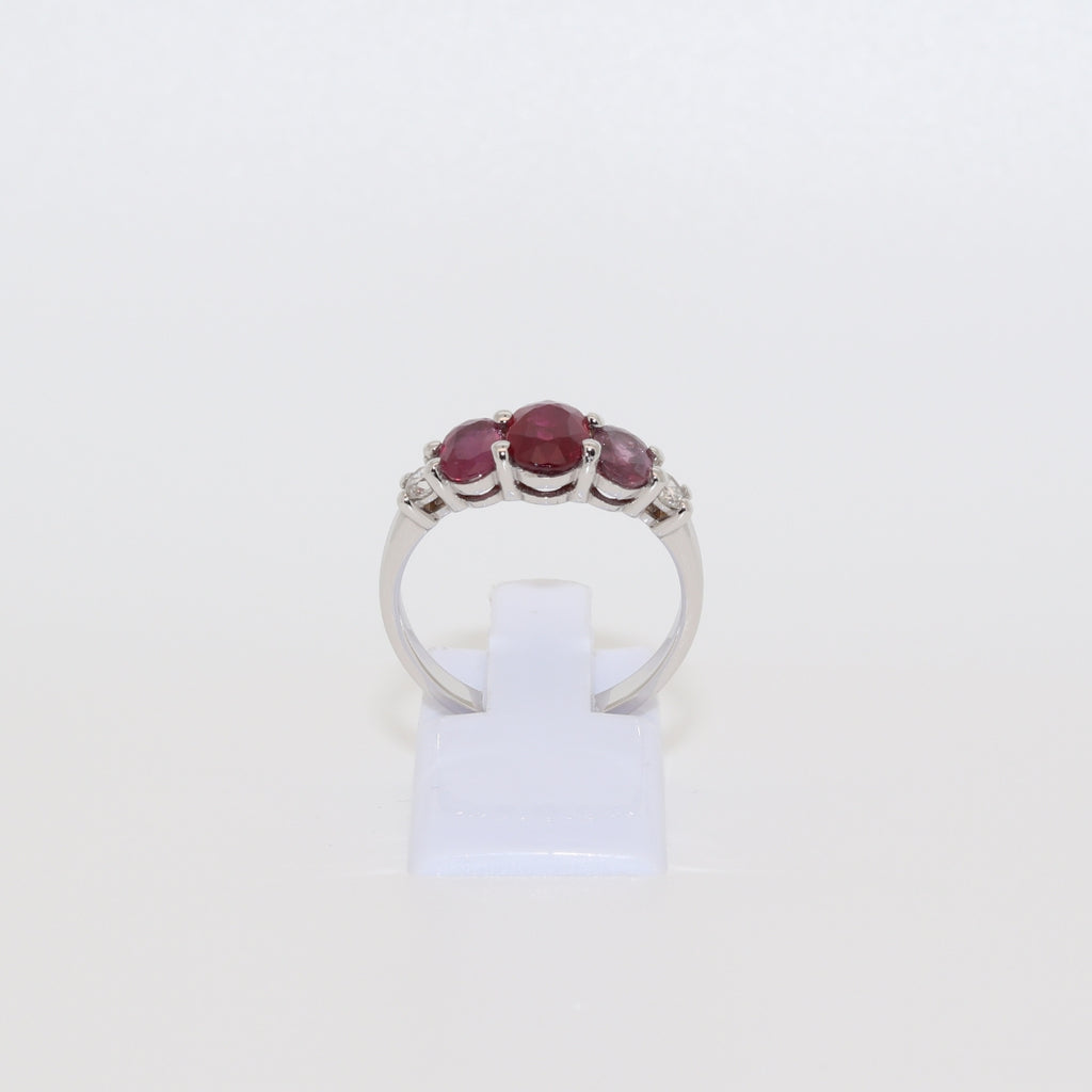 SORTIJA 3 RUBIES