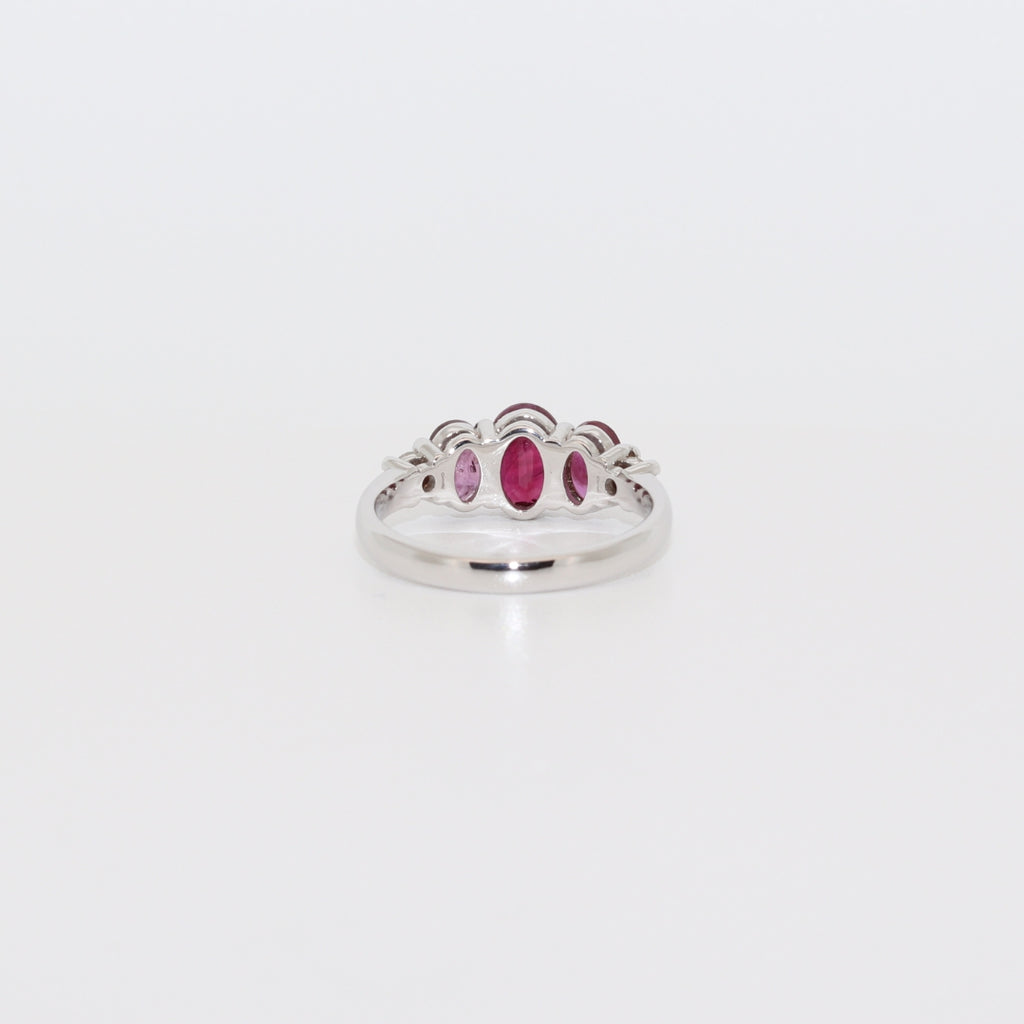 SORTIJA 3 RUBIES