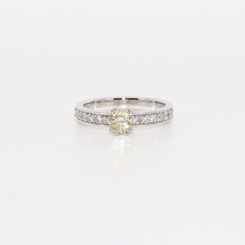 SOLITARIO DIAMANTE FANCY YELLOW