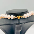 COLLAR DE PERLAS CON CIERRE DE ORO