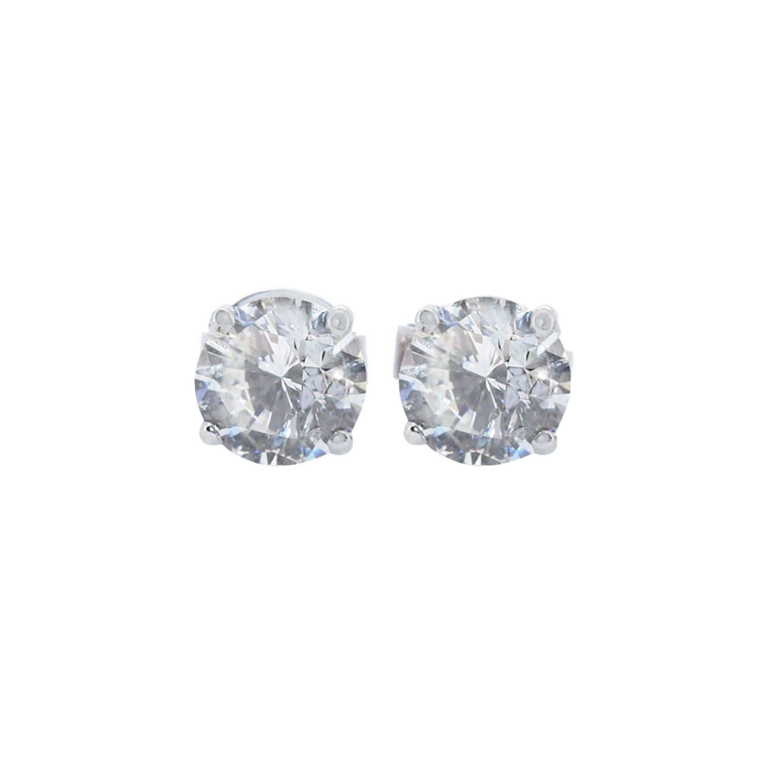 DORMILONAS ORO BLANCO CON BRILLANTES