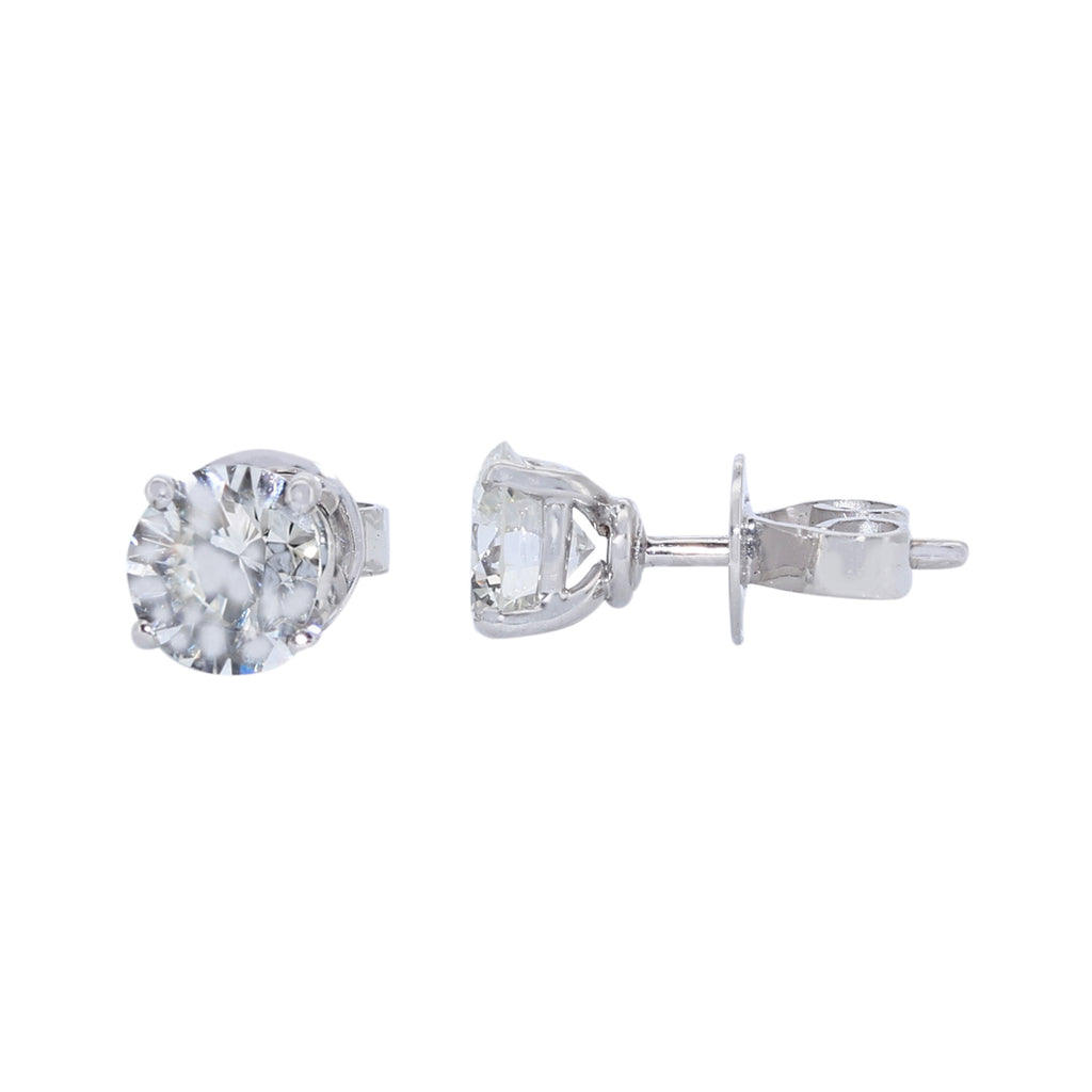 DORMILONAS ORO BLANCO CON BRILLANTES