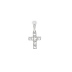 CRUZ ORO BLANCO CON CIRCONITAS