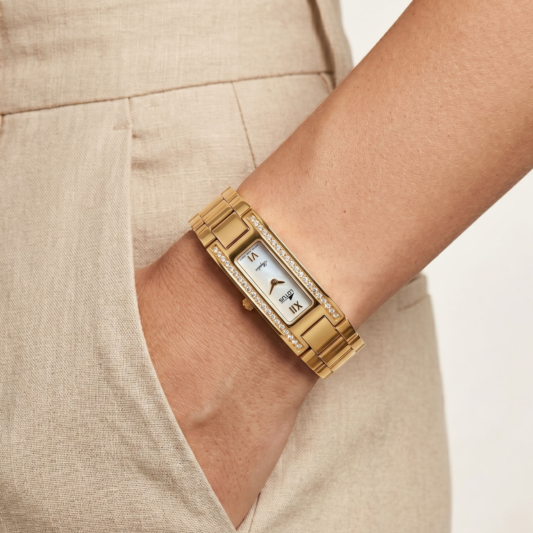 RELOJ LOTUS DAMA CON BRILLANTES