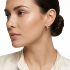 PENDIENTES BICOLOR CON CIRCONITAS