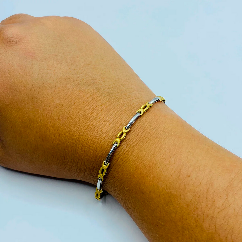 PULSERA BICOLOR