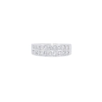 ANILLO ORO BLANCO CON 18 DIAMANTES