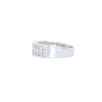 ANILLO ORO BLANCO CON 18 DIAMANTES