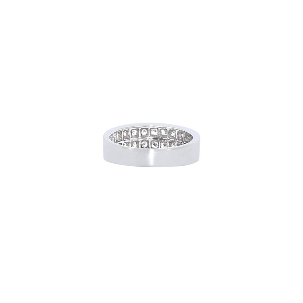 ANILLO ORO BLANCO CON 18 DIAMANTES