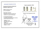 PENDIENTES ORO BLANCO CON 24 DIAMANTES