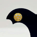 CONJUNTO ANILLO Y PENDIENTES MEDIA ESFERA CON CIRCONITAS