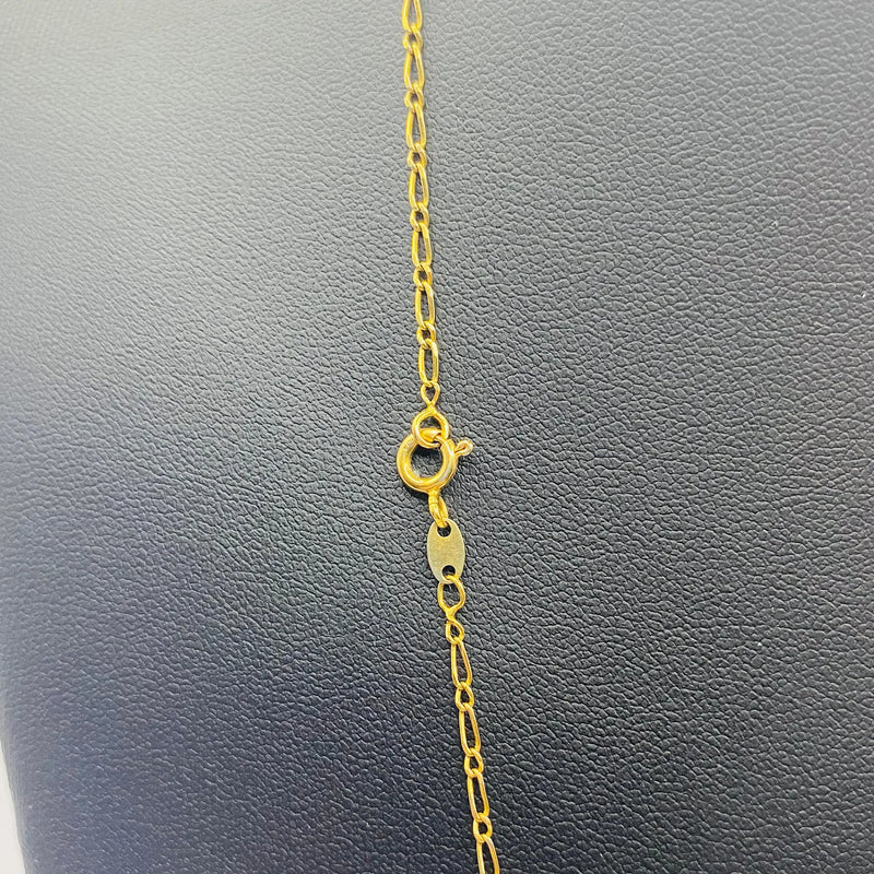 CADENA TIPO CARTIER FINA 1+1