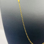 CADENA TIPO CARTIER FINA 1+1