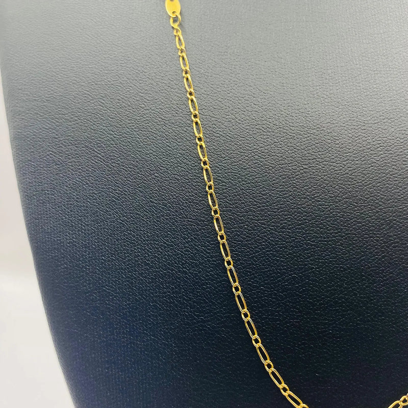 CADENA TIPO CARTIER FINA 1+1