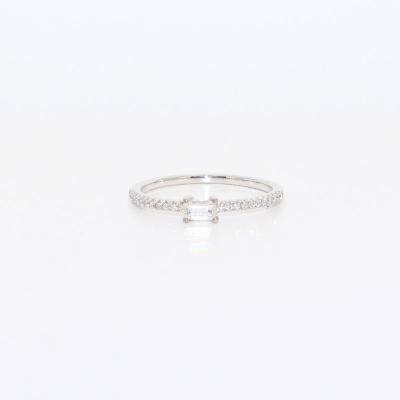 SOLITARIO PRINCESA CON DIAMANTES