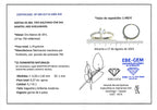 ANILLO ORO BLANCO CON DIAMANTE BAGUETTE Y PUNTAS DE DIAMANTE