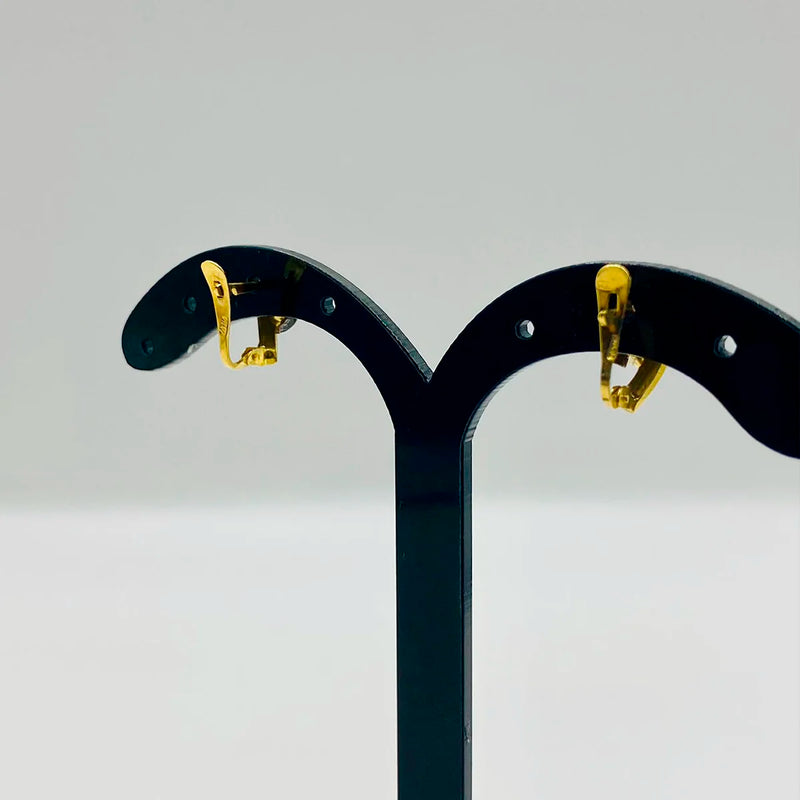 PENDIENTES BICOLOR CON CIRCONITAS