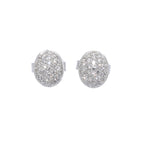 PENDIENTES ORO BLANCO CON PERLA TAHITI Y DIAMANTES