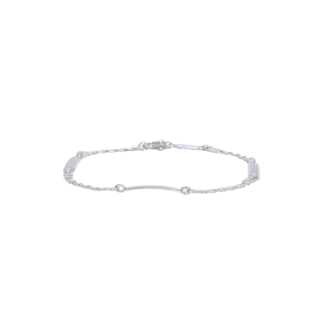 PULSERA TIPO CARTIER ORO BLANCO