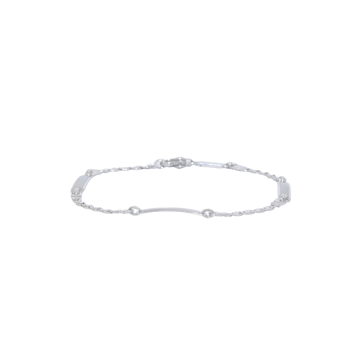 PULSERA TIPO CARTIER ORO BLANCO