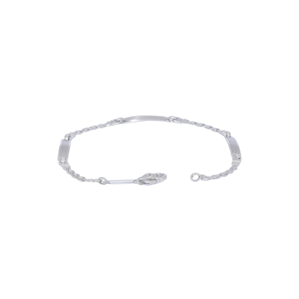 PULSERA TIPO CARTIER ORO BLANCO