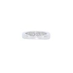 ANILLO ORO BLANCO 8 DIAMANTES PRINCESA